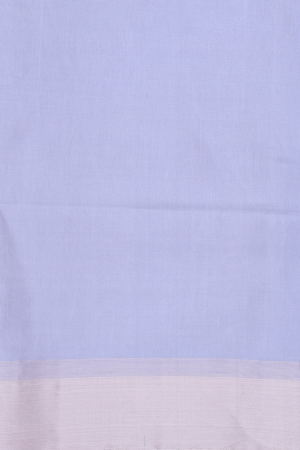 Soft Silk Saree In Grey With Floral Design