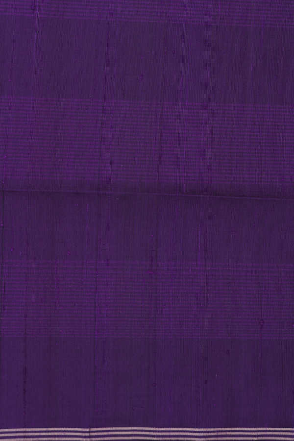 Soft Silk Saree In Lavender Grey With Stripes Design