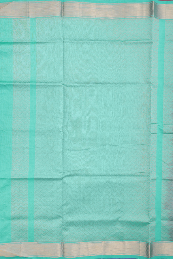 Semi Silk Cotton Saree In Purple Rose With Paisley Buttas