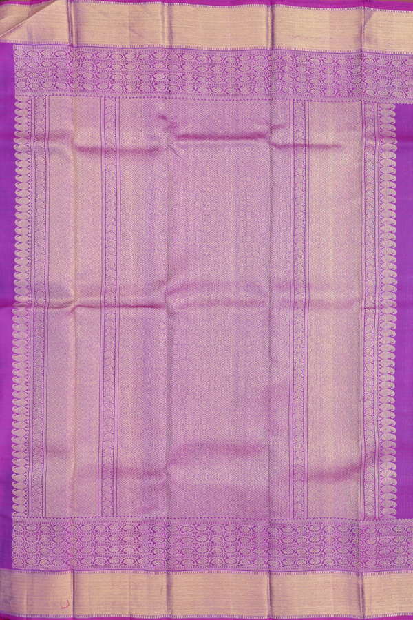 Kanchipuram Silk Saree In Teal Blue With Contrast Border
