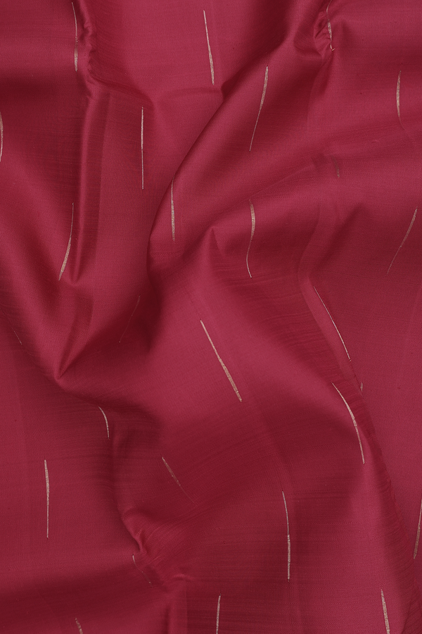 Kanchipuram Silk Saree In Red With Malli Moggu Buttas