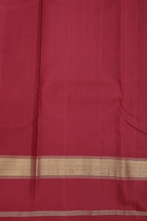 Kanchipuram Silk Saree In Multicolor With Checks Design