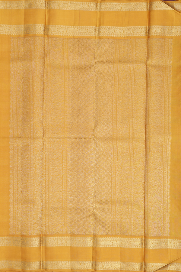 Kanchipuram Silk Saree In Multicolor With Checks Design