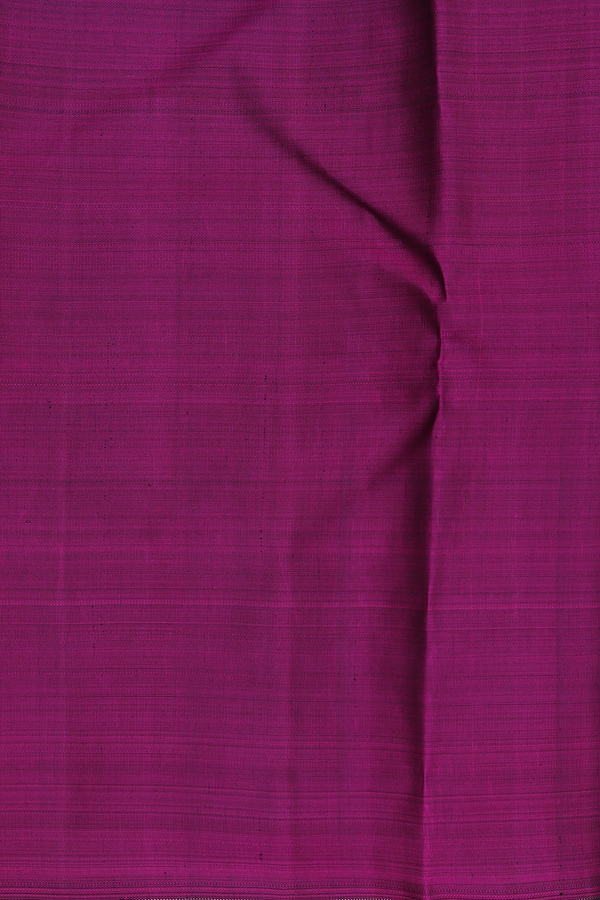 Kanchipuram Silk Saree In Black With Peacock Buttas