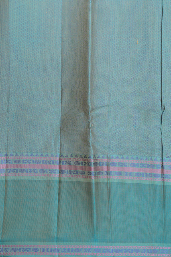 Kanchipuram Silk Saree In Saffron Yellow With Contrast Border