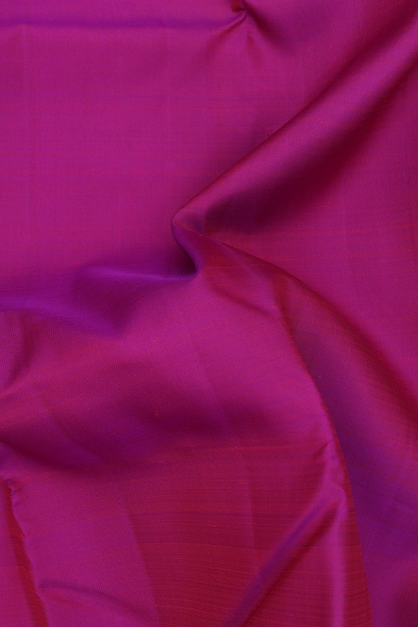 Kanchipuram Silk Saree In Purple With Seppu Rekku Border