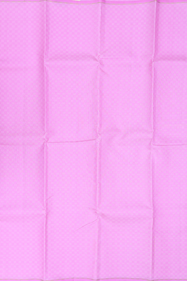 Kanchipuram Silk Saree In Pink With Paai Madippu Kattam Design