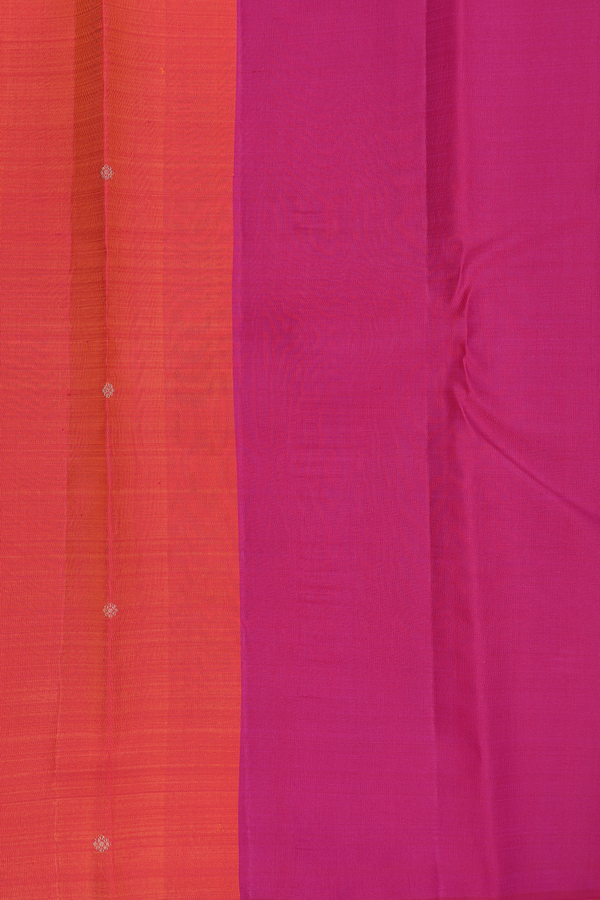 Kanchipuram Silk Saree In Purple With Malli Moggu Buttas