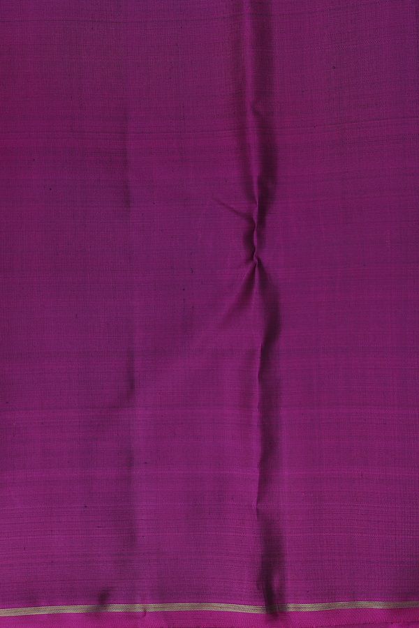 Kanchipuram Silk Saree In Purple With Malli Moggu Buttas