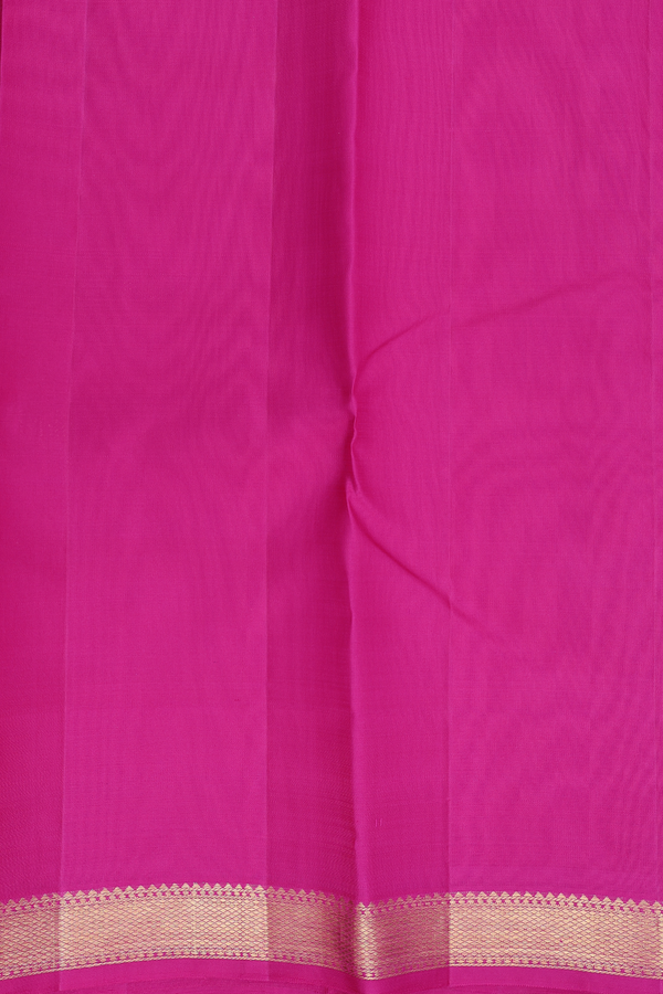 Kanchipuram Silk Saree In Multicolor With Checks Design