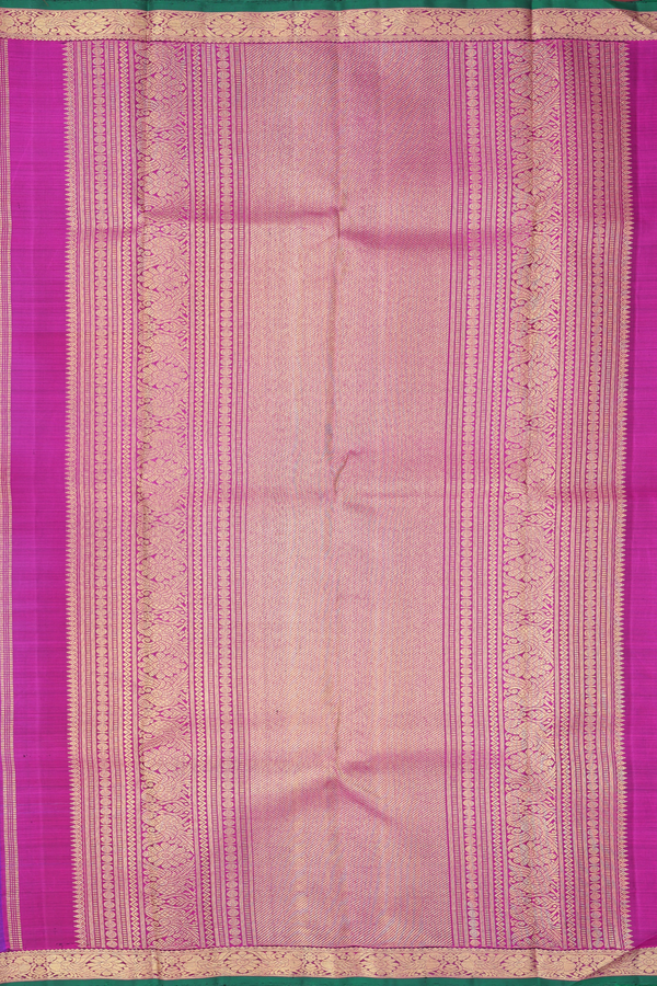 Kanchipuram Silk Saree In Royal Blue With Zari Buttis