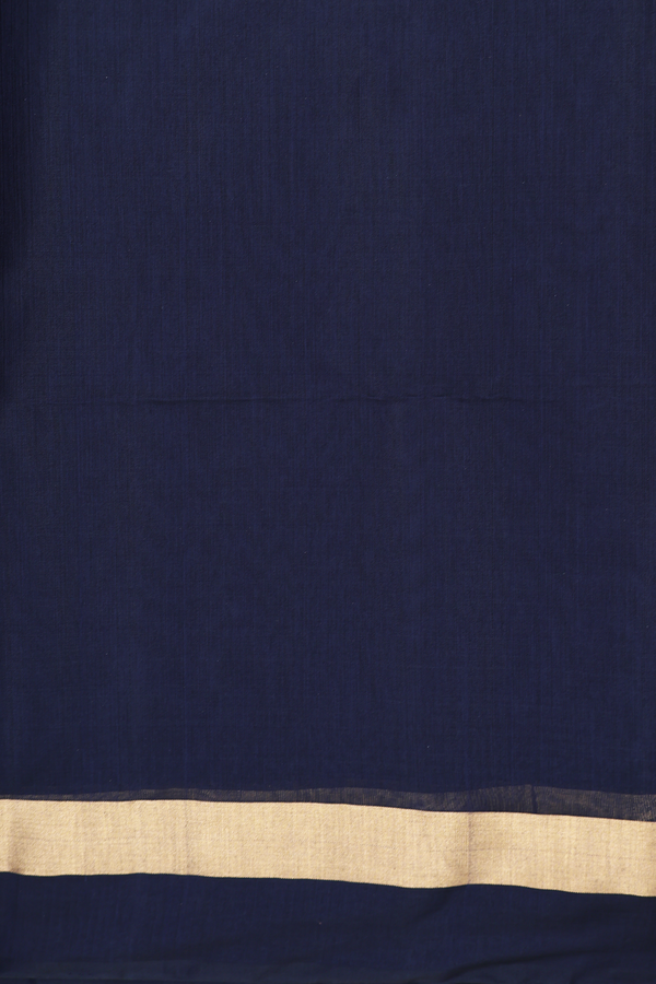 Kora Silk Cotton Saree In Green With Allover Design