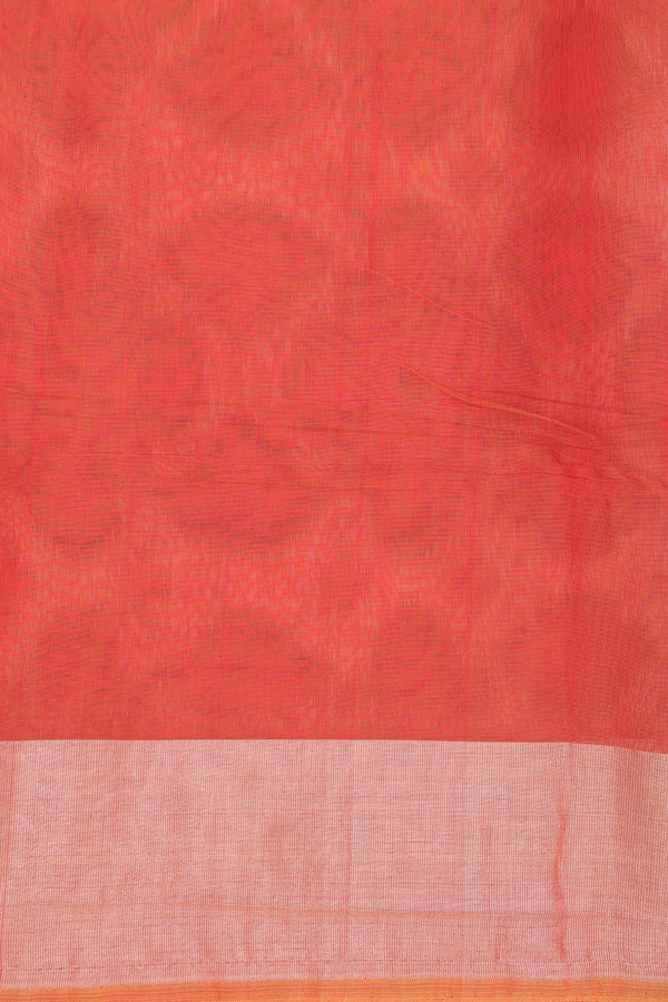 Kora Silk Cotton Saree In Cream Color With Allover Design