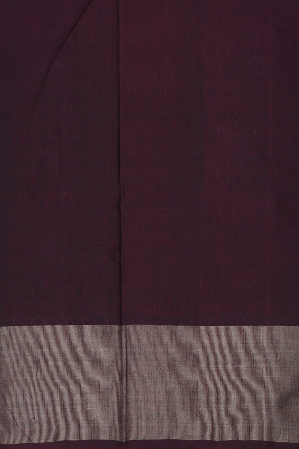 Kora Silk Cotton Saree In Pink With Floral Design