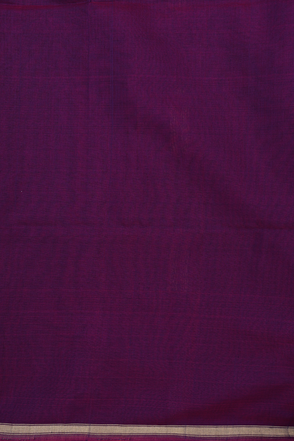 Kora Silk Cotton Saree In Dual Tone With Allover Buttas