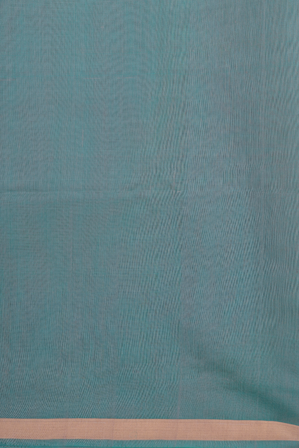 Kora Silk Cotton Saree In Rose Brown With Stripes Design