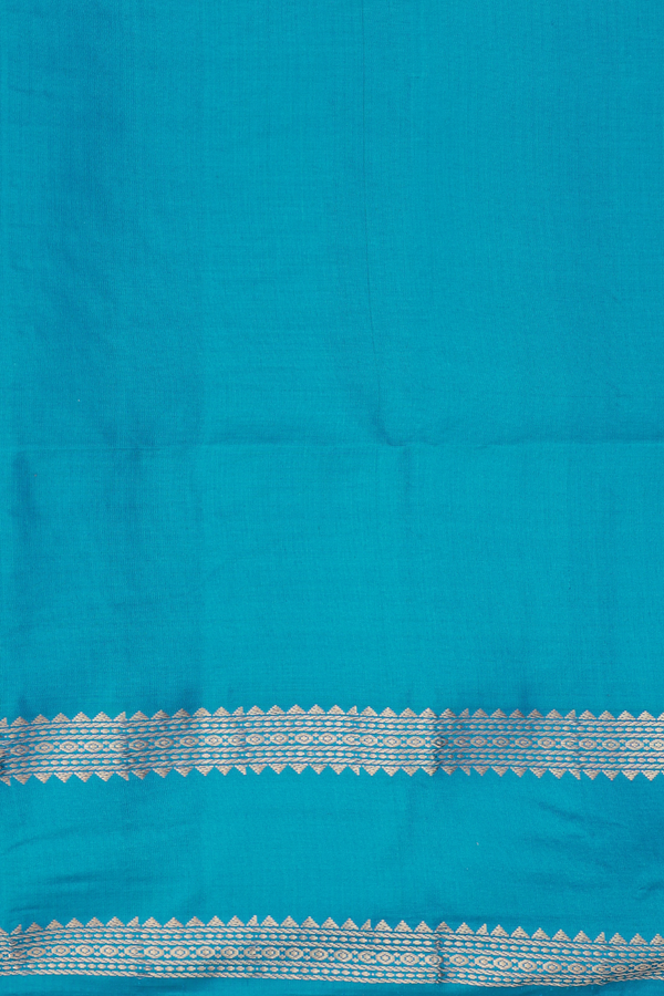 Soft Silk Saree In Saffron Yellow With Checks Design
