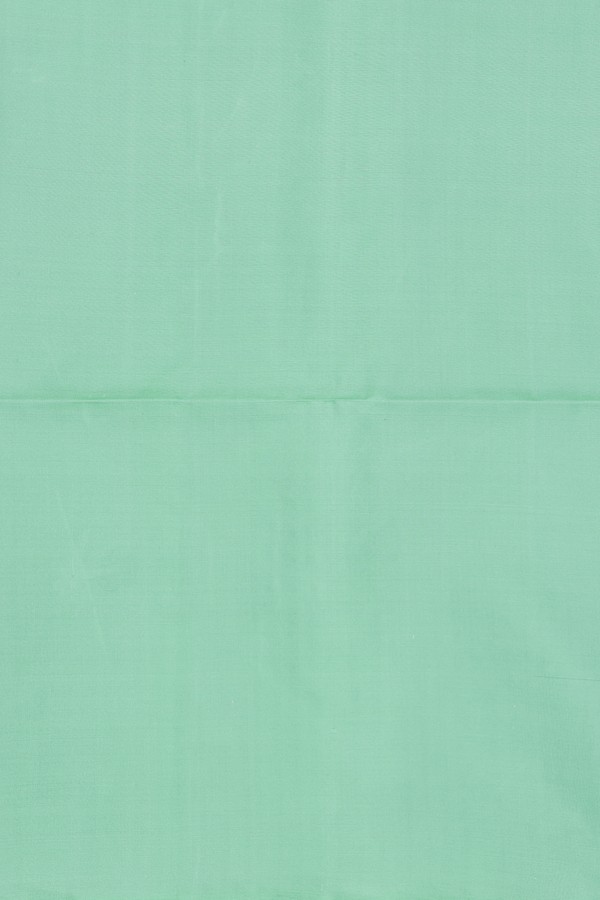 Soft Silk Saree In Mint Green With Brocade Design