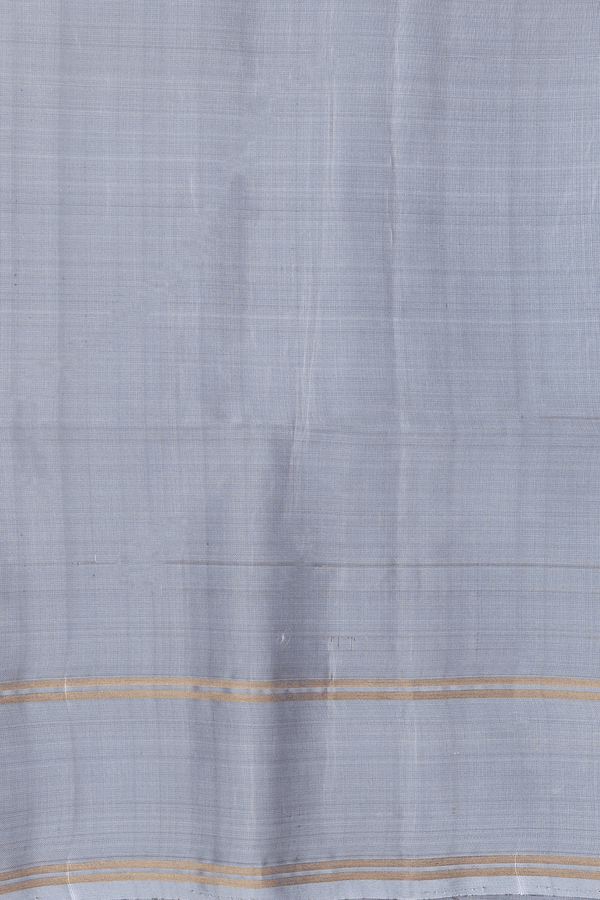Soft Silk Saree In Regal Purple With Zari Motifs
