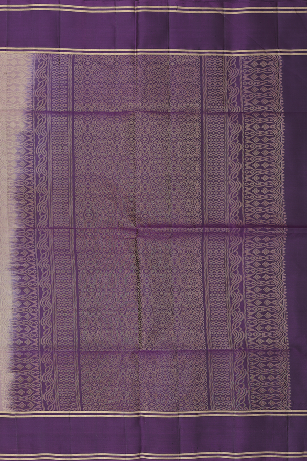 Soft Silk Saree In Dusty Brown With Zari Motifs
