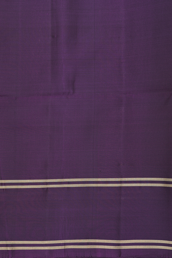 Soft Silk Saree In Dusty Brown With Zari Motifs