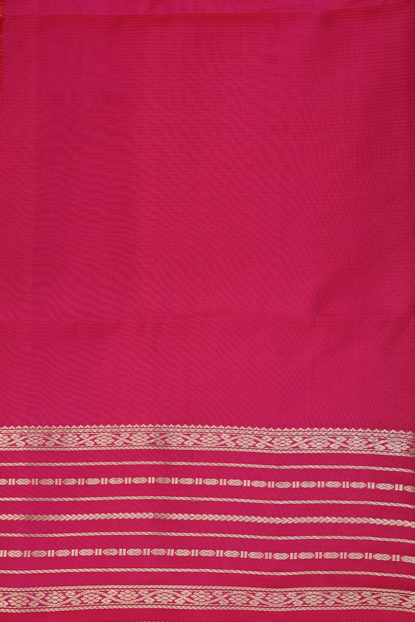 Soft Silk Saree In Aqua Green With Zari Buttas