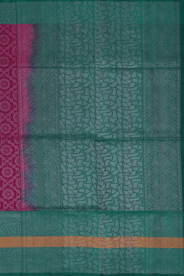 Soft Silk Saree In Purple With Diamond Design