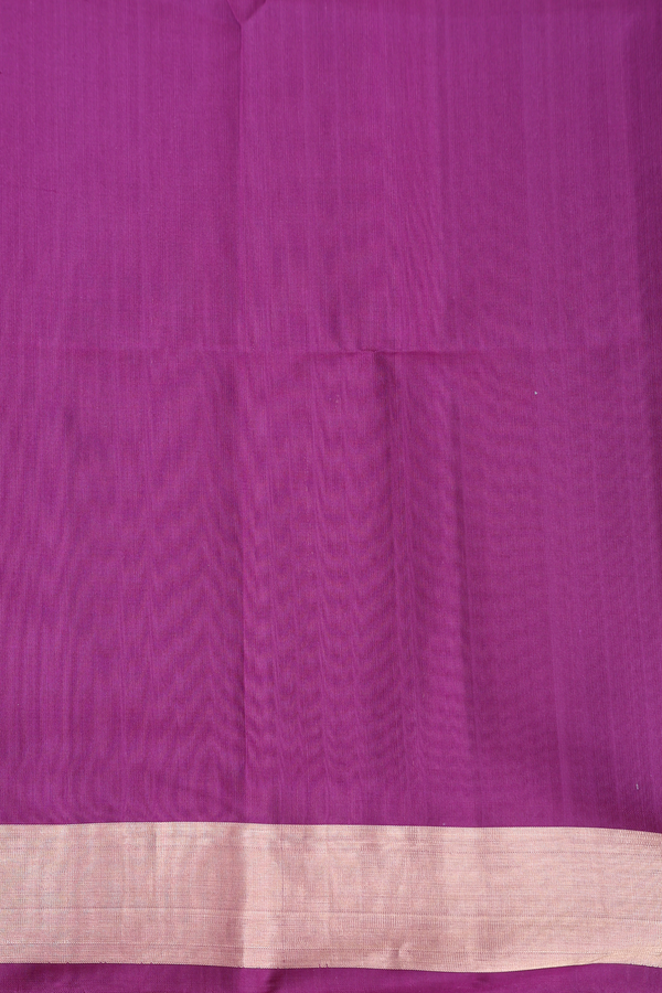 Soft Silk Saree In Spiced Orange With Floral Buttas