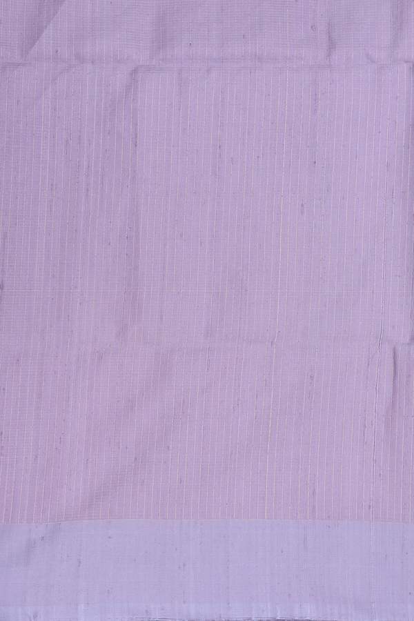 Soft Silk Saree In Light Purple With Checks Design