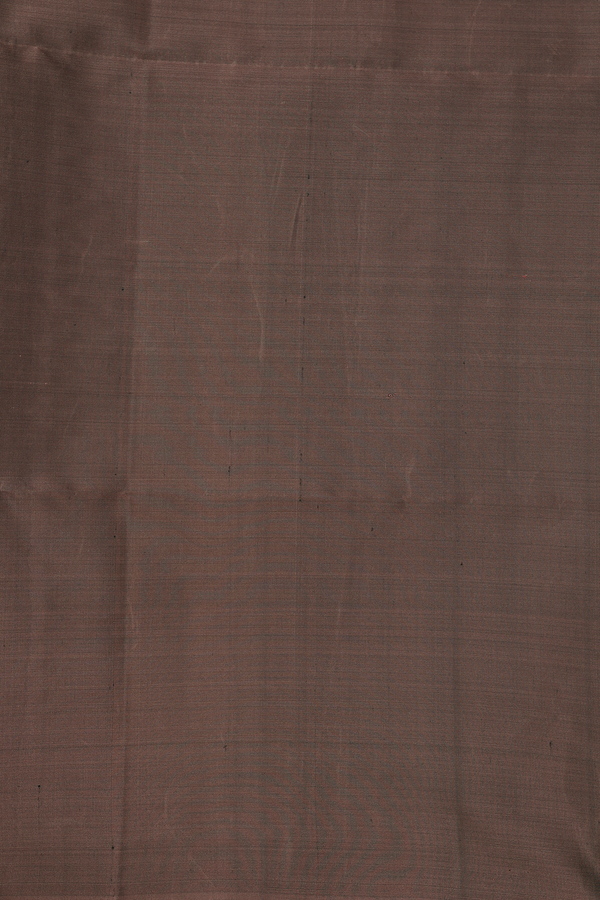 Soft Silk Saree In Walnut Brown With Allover Design