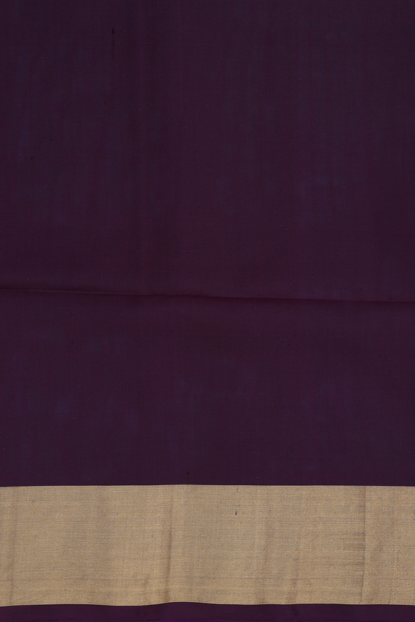 Soft Silk Saree In Cerulean Blue With Square Motifs