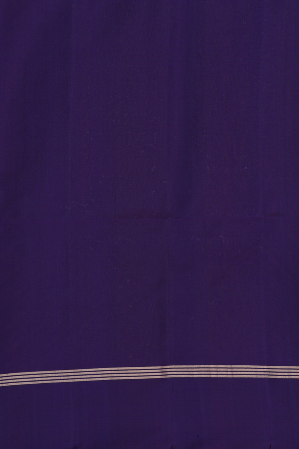 Soft Silk Saree In Dusty Teal With Rudraksh Buttas