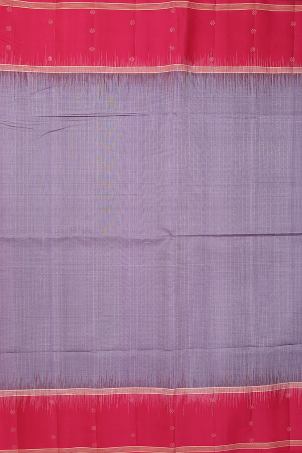 Soft Silk Saree In Dusty Purple With Stripes Design