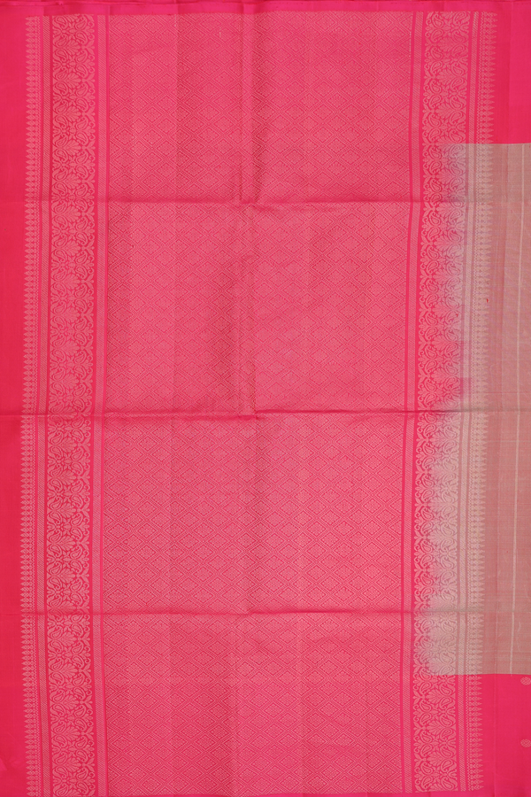 Soft Silk Saree In Dual Tone With Stripes Design