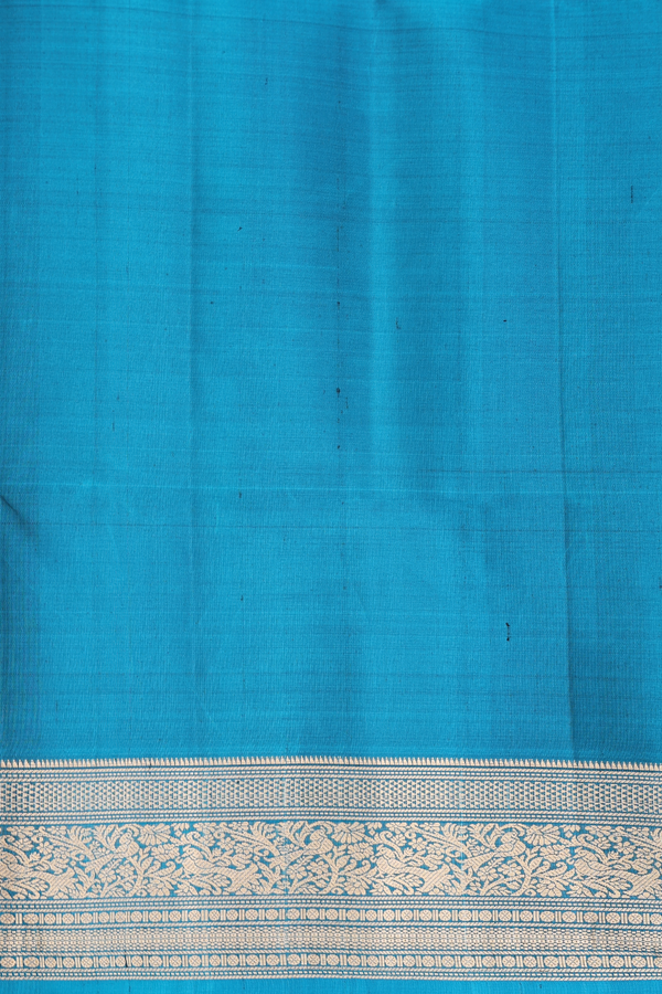Soft Silk Saree In Dark Coffee Brown With Zari Buttas