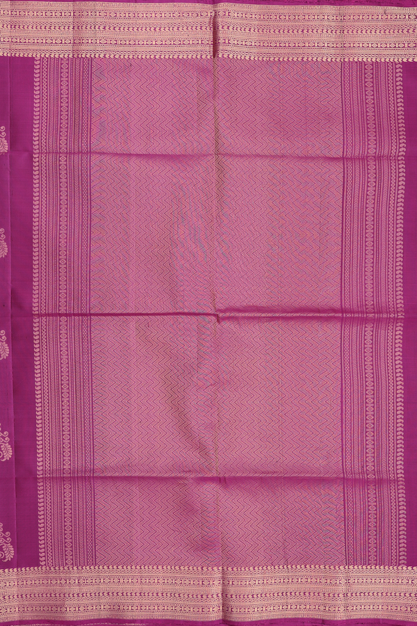 Soft Silk Saree In Pink With Zari  Motifs