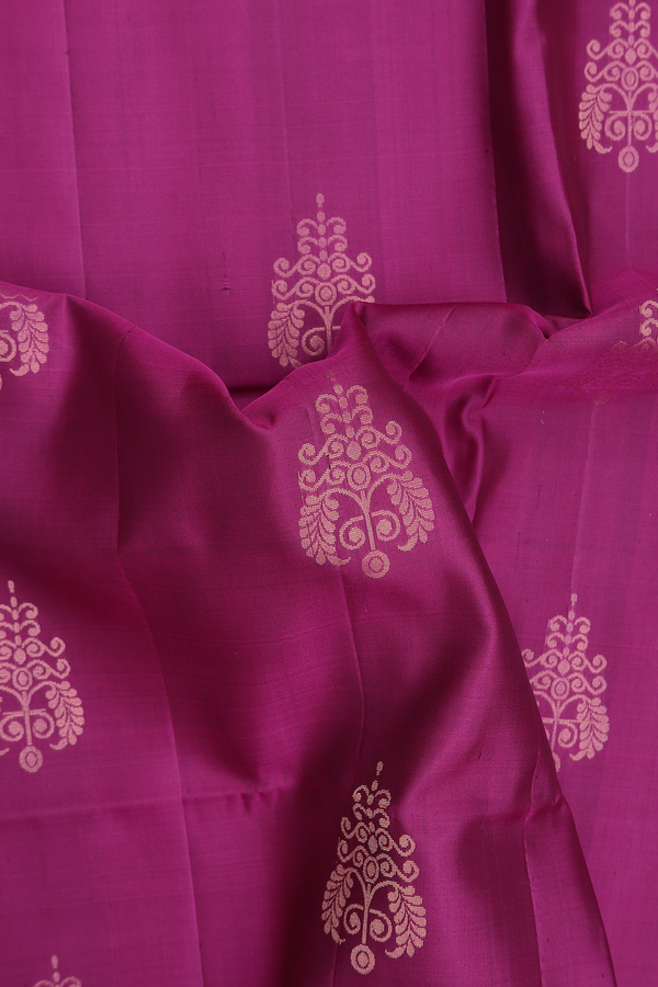 Soft Silk Saree In Pink With Zari  Motifs