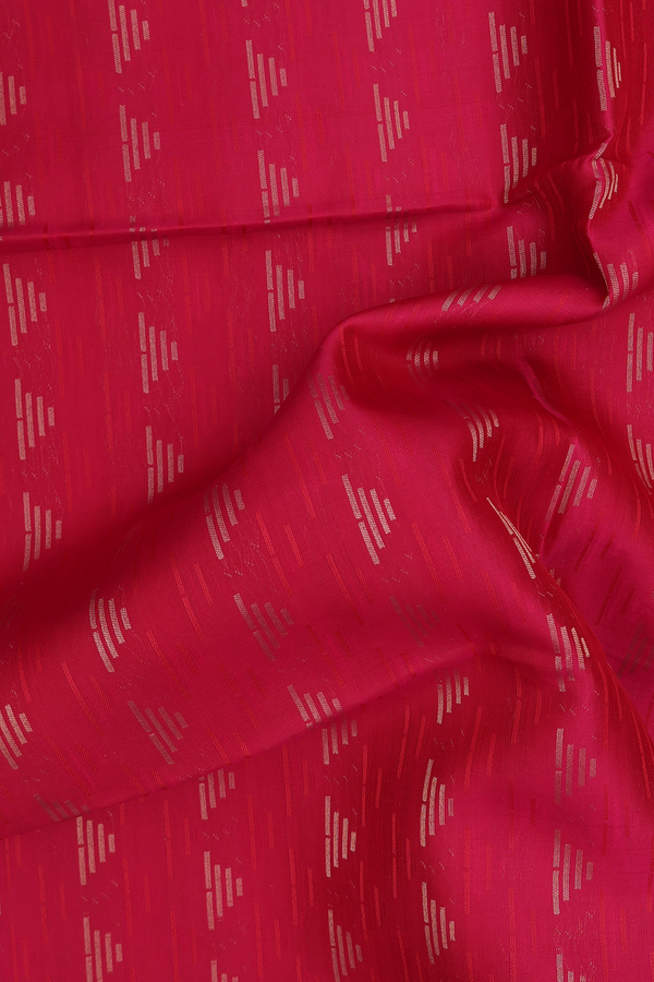 Soft Silk Saree In Rose Red With Allover Design