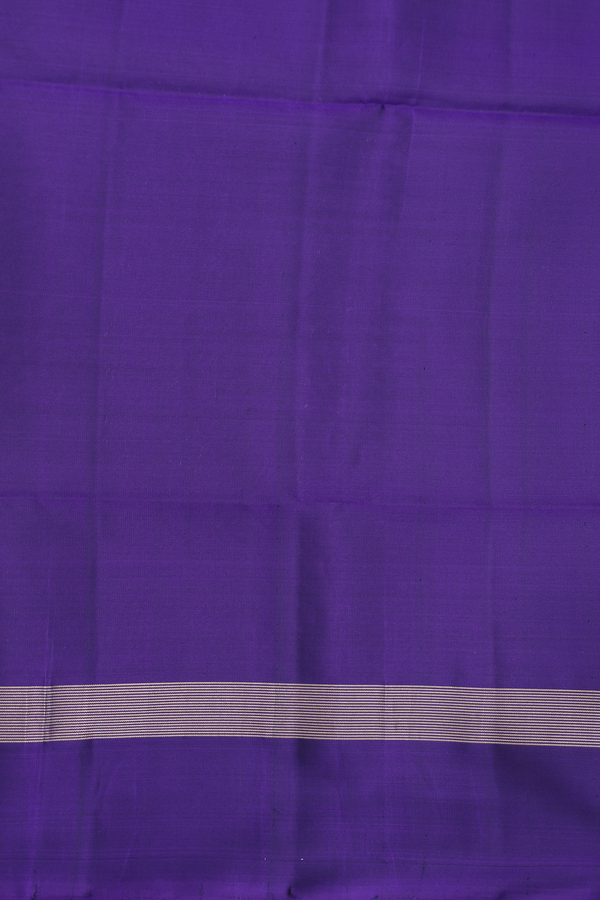 Soft Silk Saree In Rust Orange With Zari Buttas