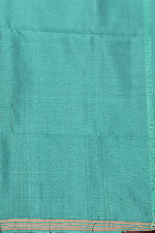 Soft Silk Saree In Deep Purple With Floral Motifs