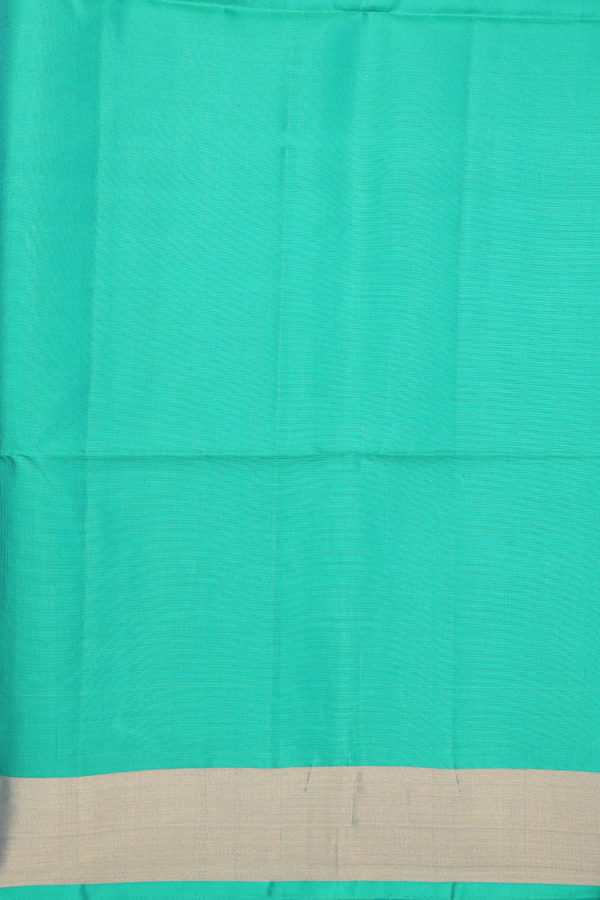 Soft Silk Saree In Deep Purple With Floral Motifs