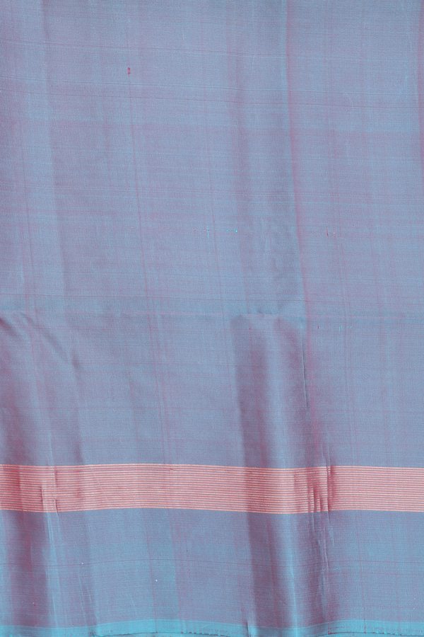 Soft Silk Saree In Royal Orange With Zari Motifs