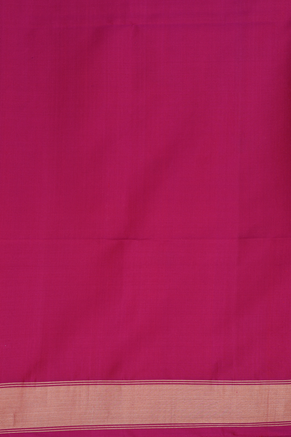 Soft Silk Saree In Indigo Blue With Stripes Design