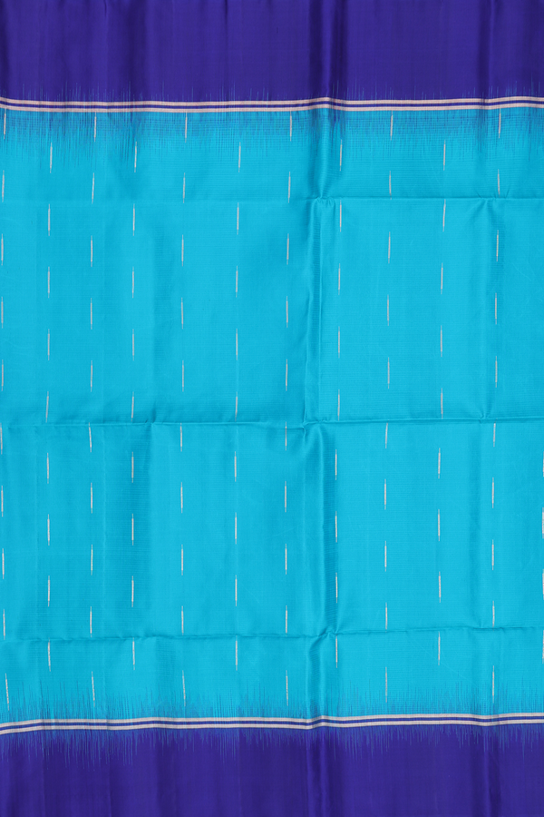 Soft Silk Saree In Peaock Blue With Malli Moggu Buttas