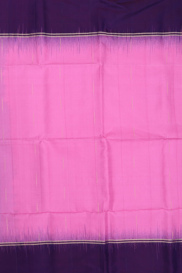 Soft Silk Saree In Pink With Zari Buttas