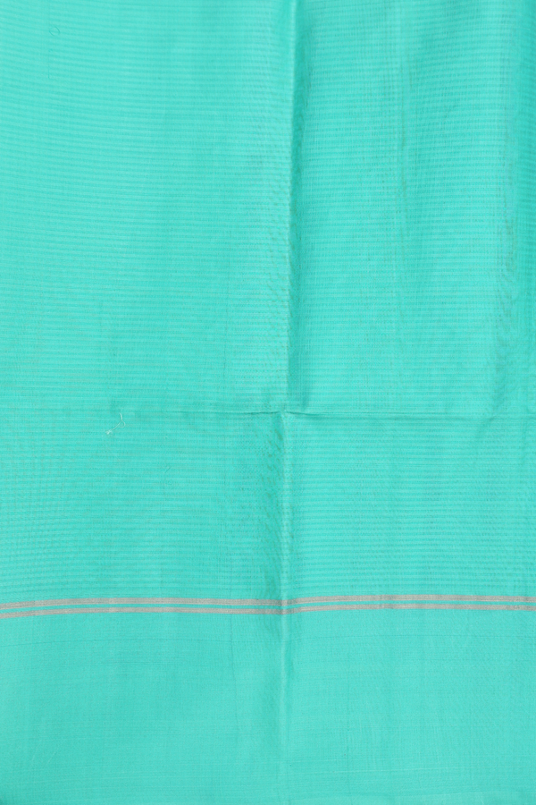 Soft Silk Saree In Orange With Zari Buttas