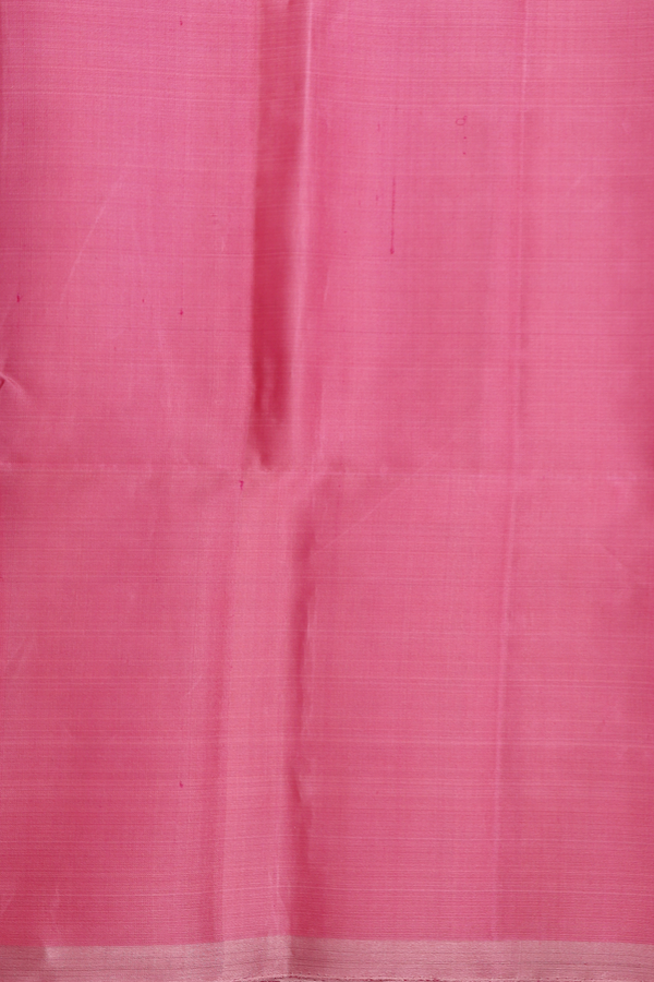 Soft Silk Saree In Pink With Diamond Buttas