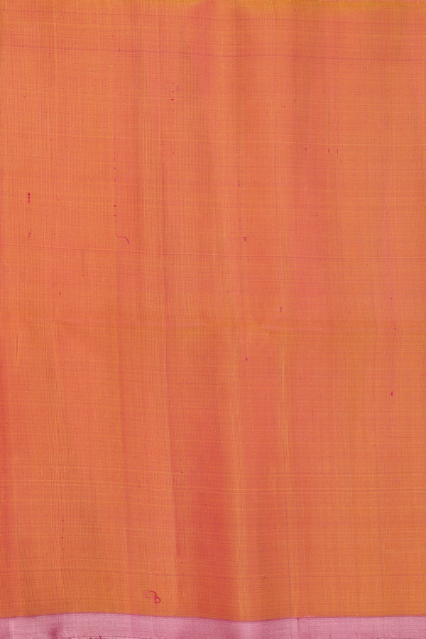 Soft Silk Saree In Dual Tone With Diamond Buttas