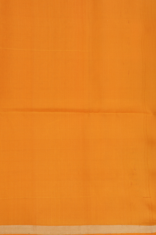 Soft Silk Saree In Green And Mustard With Checks Design