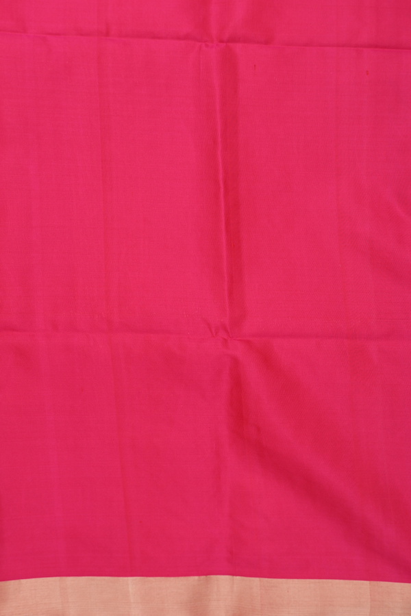 Soft Silk Saree In Royal Blue With Stripes Design
